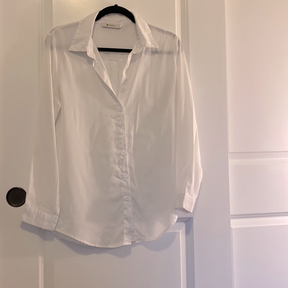 Long Sleeve Button Up Blouse